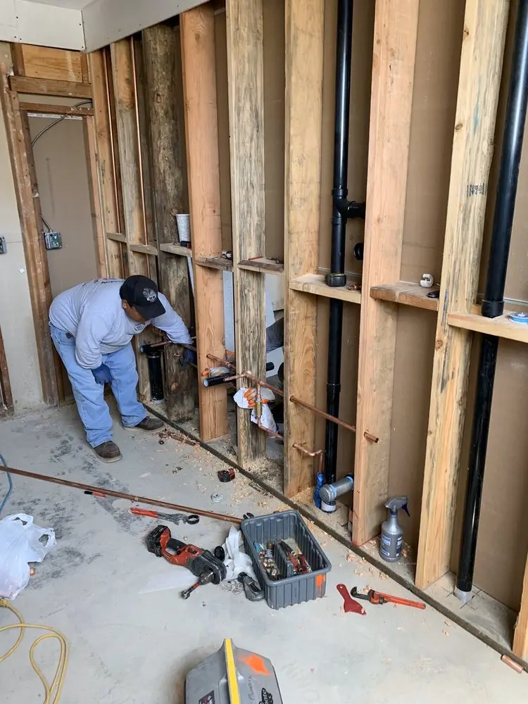 Commercial rough-in plumbing for Water Heater Replacement in Vernon Hills